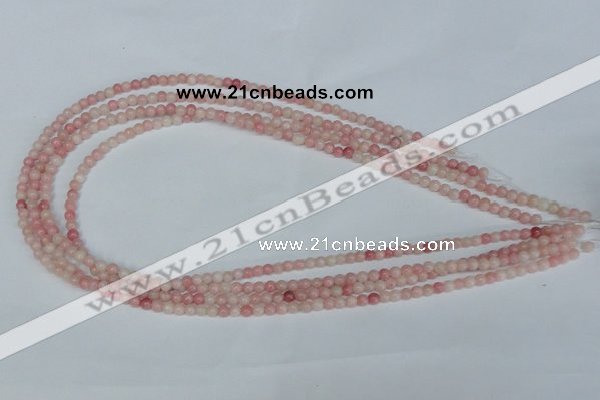 COP150 15.5 inches 4mm round pink opal gemstone beads wholesale