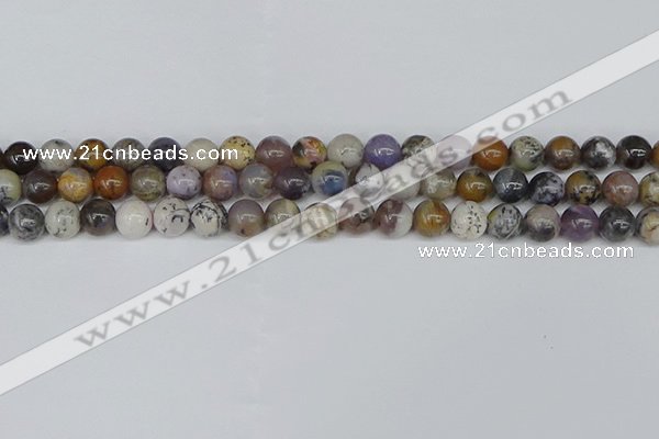 COP1512 15.5 inches 8mm round amethyst sage opal beads wholesale