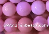 COP1521 15.5 inches 8mm round natural pink opal beads wholesale