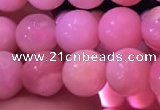 COP1527 15.5 inches 7mm round natural pink opal gemstone beads