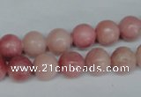 COP154 15.5 inches 12mm round pink opal gemstone beads wholesale