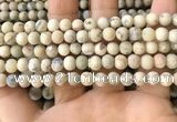 COP1561 15.5 inches 6mm round matte African opal beads