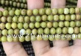 COP1573 15.5 inches 6mm round Australia olive green opal beads