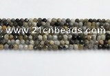 COP1608 15.5 inches 4mm faceted round moss opal beads