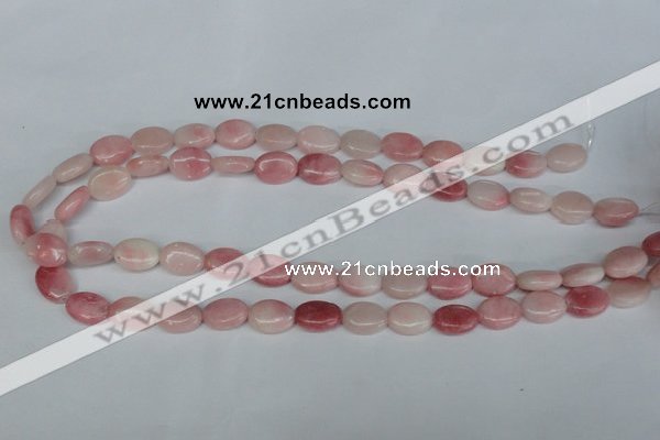 COP165 15.5 inches 10*14mm oval pink opal gemstone beads wholesale