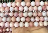 COP1695 15.5 inches 10mm round natural pink opal gemstone beads