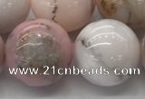 COP1708 15.5 inches 18mm round natural pink opal gemstone beads