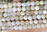 COP1755 15.5 inches 10mm round natural white opal gemstone beads