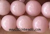 COP1779 15.5 inches 8mm round Chinese pink opal gemstone beads