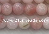 COP1780 15.5 inches 6mm round pink opal gemstone beads