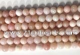 COP1797 15.5 inches 8mm round pink opal gemstone beads