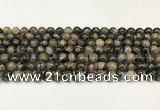 COP1801 15.5 inches 6mm round grey opal beads wholesale