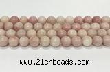 COP1824 15.5 inches 12mm round Chinese pink opal gemstone beads wholesale