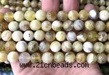 COP1908 15 inches 10mm round yellow opal gemstone beads wholesale