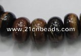 COP204 15.5 inches 10*16mm rondelle natural brown opal gemstone beads