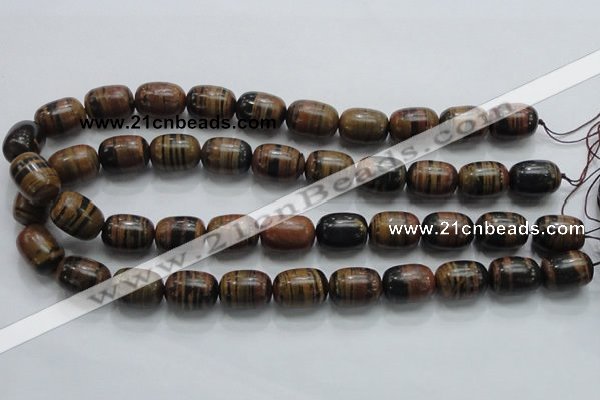 COP208 15.5 inches 13*18mm egg-shaped natural brown opal gemstone beads