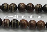 COP221 15.5 inches 10mm round natural brown opal gemstone beads