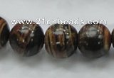 COP224 15.5 inches 16mm round natural brown opal gemstone beads