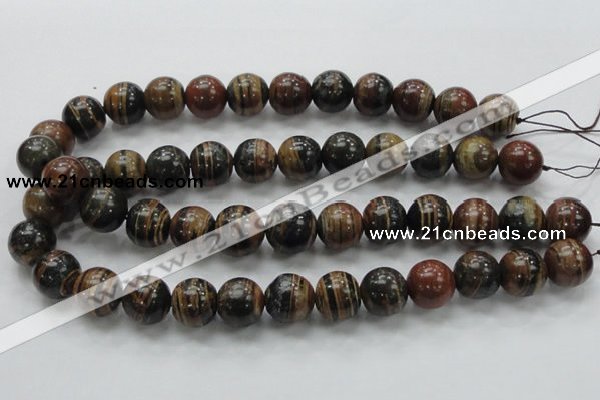 COP224 15.5 inches 16mm round natural brown opal gemstone beads