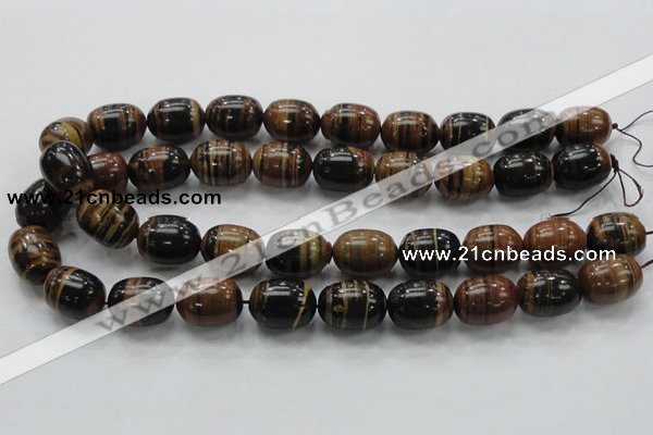 COP227 15.5 inches 15*20mm egg-shaped natural brown opal gemstone beads