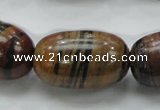 COP228 15.5 inches 20*30mm egg-shaped natural brown opal gemstone beads