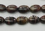 COP231 15.5 inches 10*14mm oval natural brown opal gemstone beads