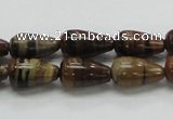 COP237 15.5 inches 8*16mm teardrop natural brown opal gemstone beads