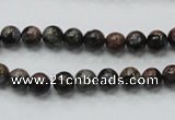 COP282 15.5 inches 6mm round natural grey opal gemstone beads