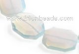 COP29 15 inch 8*20*28mm slab shape opal gemstone beads Wholesale