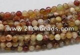 COP300 15.5 inches 4mm round brandy opal gemstone beads wholesale