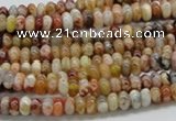 COP301 15.5 inches 2*4mm rondelle brandy opal gemstone beads wholesale