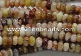 COP302 15.5 inches 3*6mm rondelle brandy opal gemstone beads wholesale