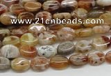 COP306 15.5 inches 6*8mm oval brandy opal gemstone beads wholesale