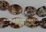 COP316 15.5 inches 13*18mm oval brandy opal gemstone beads wholesale