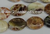 COP317 15.5 inches 15*20mm oval brandy opal gemstone beads wholesale