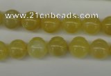 COP333 15.5 inches 10mm round yellow opal gemstone beads wholesale