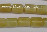 COP340 15.5 inches 10*14mm tube yellow opal gemstone beads