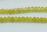 COP350 15.5 inches 4*6mm rondelle yellow opal gemstone beads wholesale
