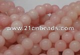 COP403 15.5 inches 8mm round Chinese pink opal gemstone beads