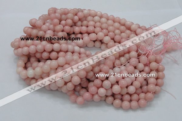 COP404 15.5 inches 10mm round Chinese pink opal gemstone beads