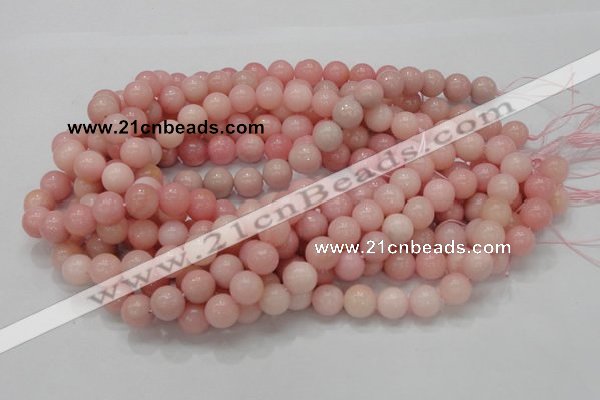 COP405 15.5 inches 12mm round Chinese pink opal gemstone beads