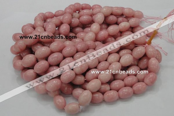 COP410 15.5 inches 13*18mm rice Chinese pink opal gemstone beads