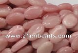 COP417 15.5 inches 8*12mm oval Chinese pink opal gemstone beads