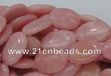 COP419 15.5 inches 14*18mm oval Chinese pink opal gemstone beads