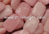 COP427 15.5 inches 13*18mm rectangle Chinese pink opal gemstone beads