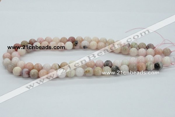 COP44 10mm smooth round natural pink opal beads Wholesale