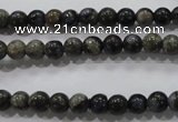 COP452 15.5 inches 6mm round natural grey opal gemstone beads