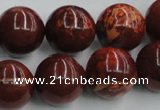 COP516 15.5 inches 18mm round red opal gemstone beads wholesale