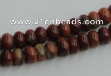 COP518 15.5 inches 5*8mm rondelle red opal gemstone beads wholesale