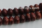 COP520 15.5 inches 7*12mm rondelle red opal gemstone beads wholesale